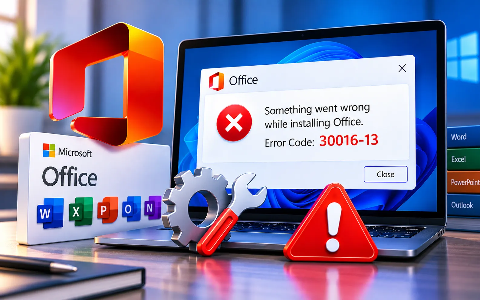 Microsoft Office Error Code 30016-13 fix